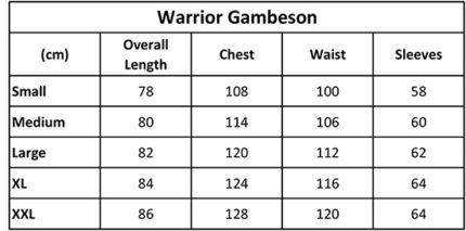 Warrior-Gambeson